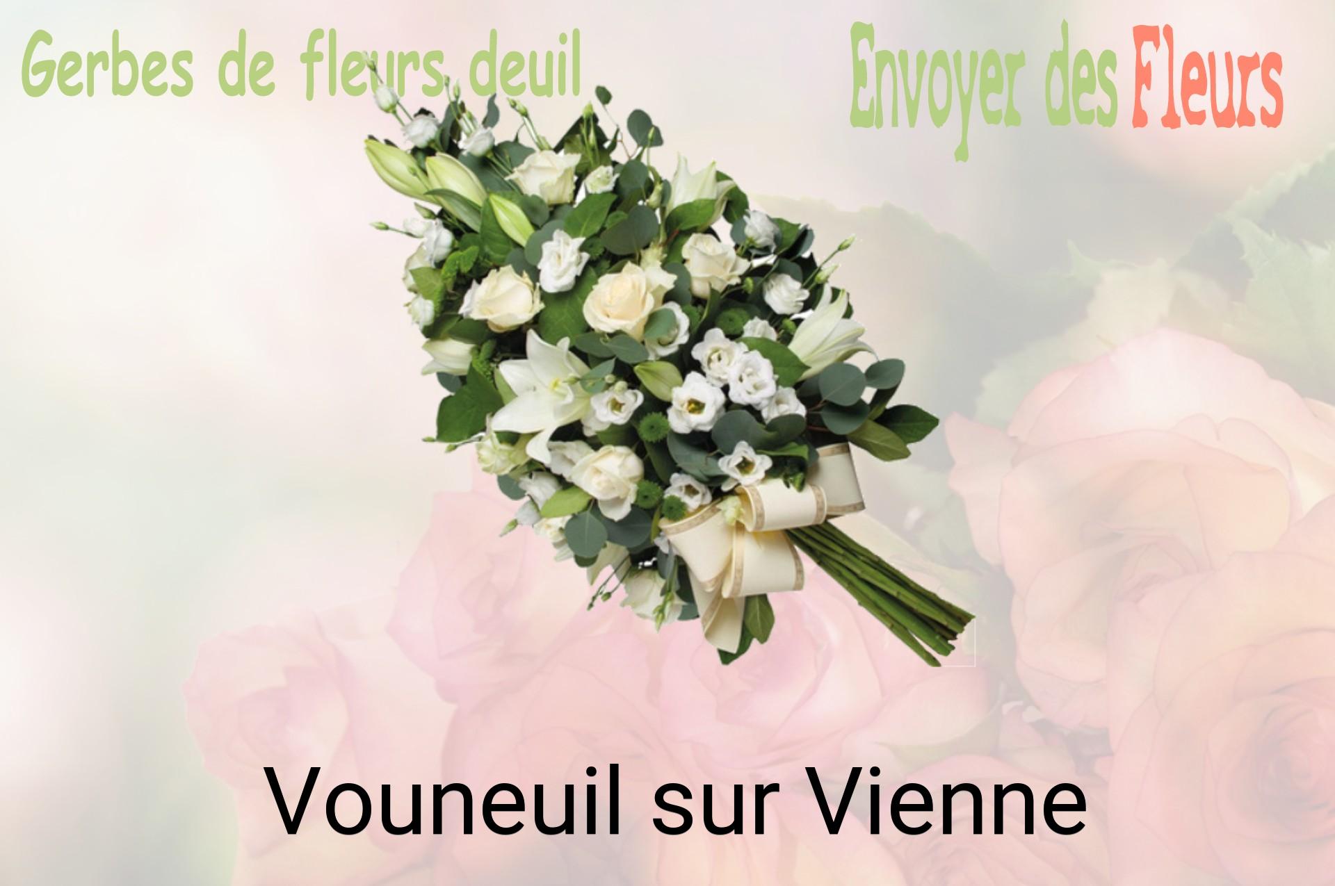 Gerbe de fleurs de deuil livrée à Vouneuil-sur-Vienne